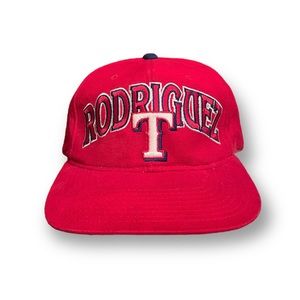Vintage Texas Rangers pudge Rodriguez starter hat